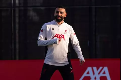 صلاح يقود فريقه للفوز.. لقطات من تدريبات ليفربول قبل لقاء نوتنجهام فورست (صور)